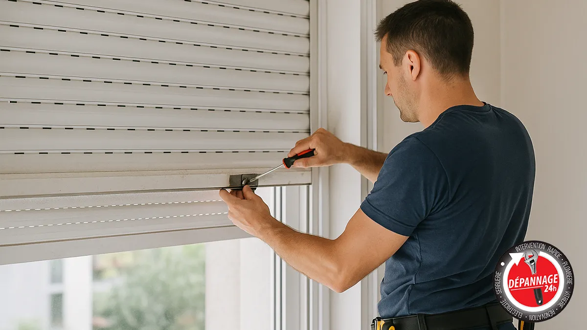 Réparer un volet roulant bloqué : astuces et conseils